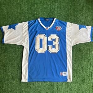 2003 NFL All Star Football Jersey Blue White Size XXL